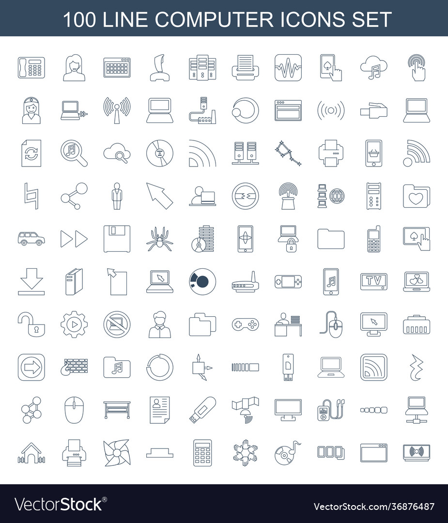 100 computer icons