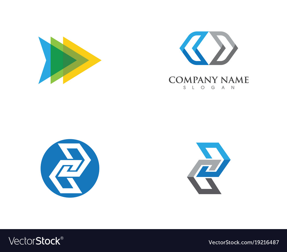 Arrow icon logo template