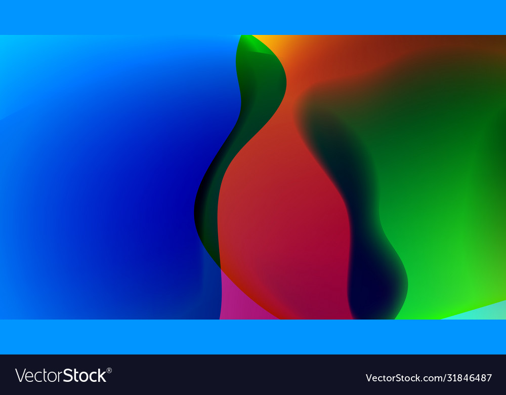 Colorful background image that blends overlapping Vector Image Colorful background image that blends overlapping