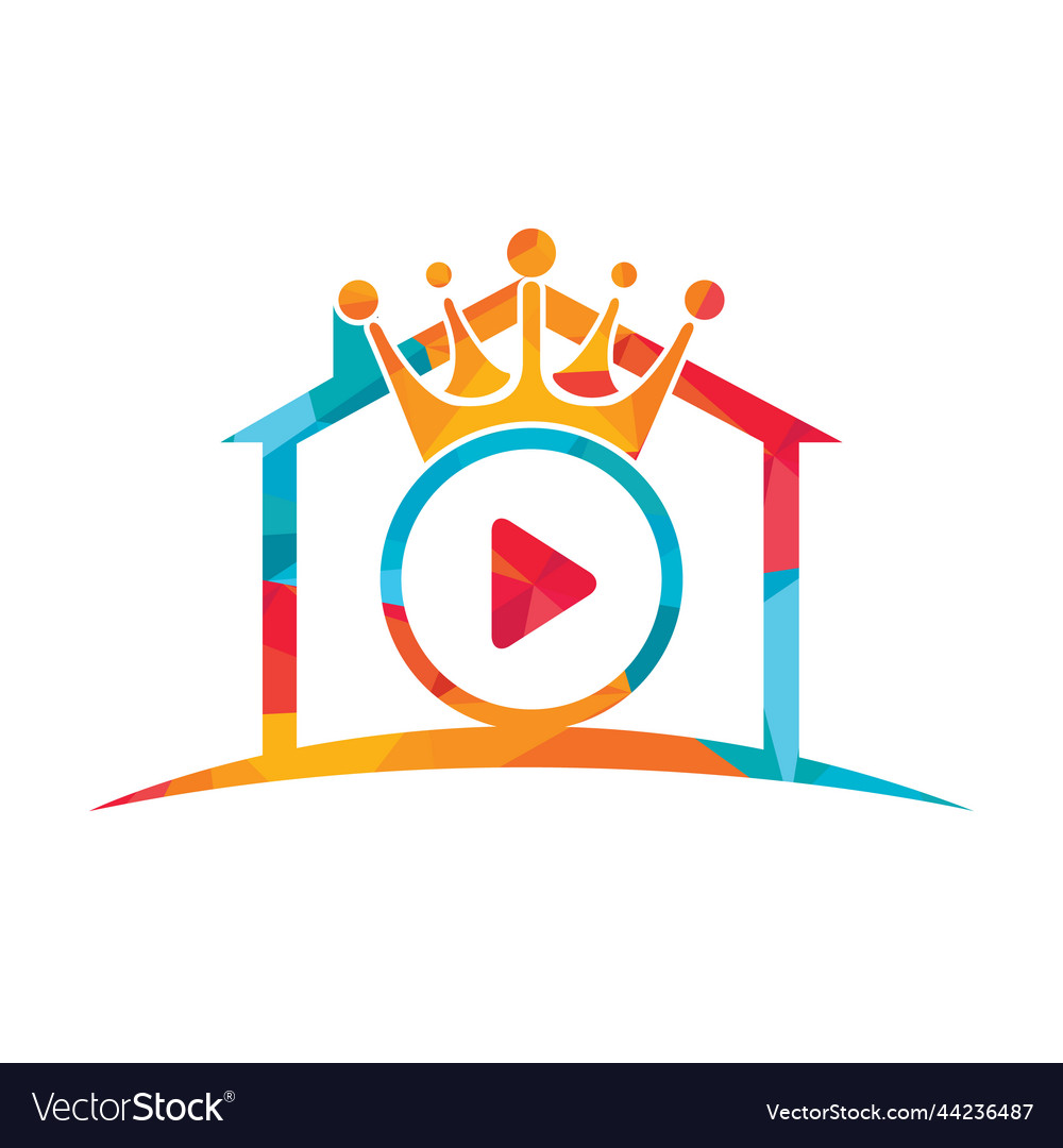 King video logo design template