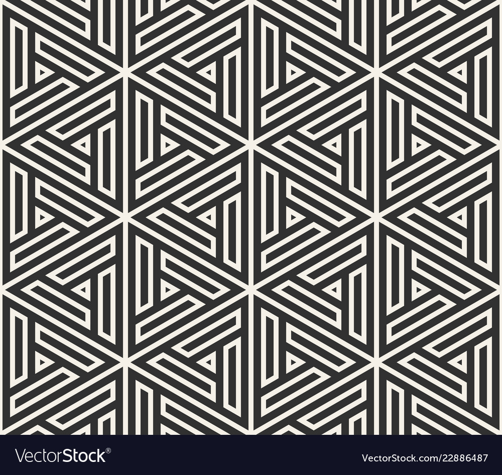 Modern Triangulated Pattern