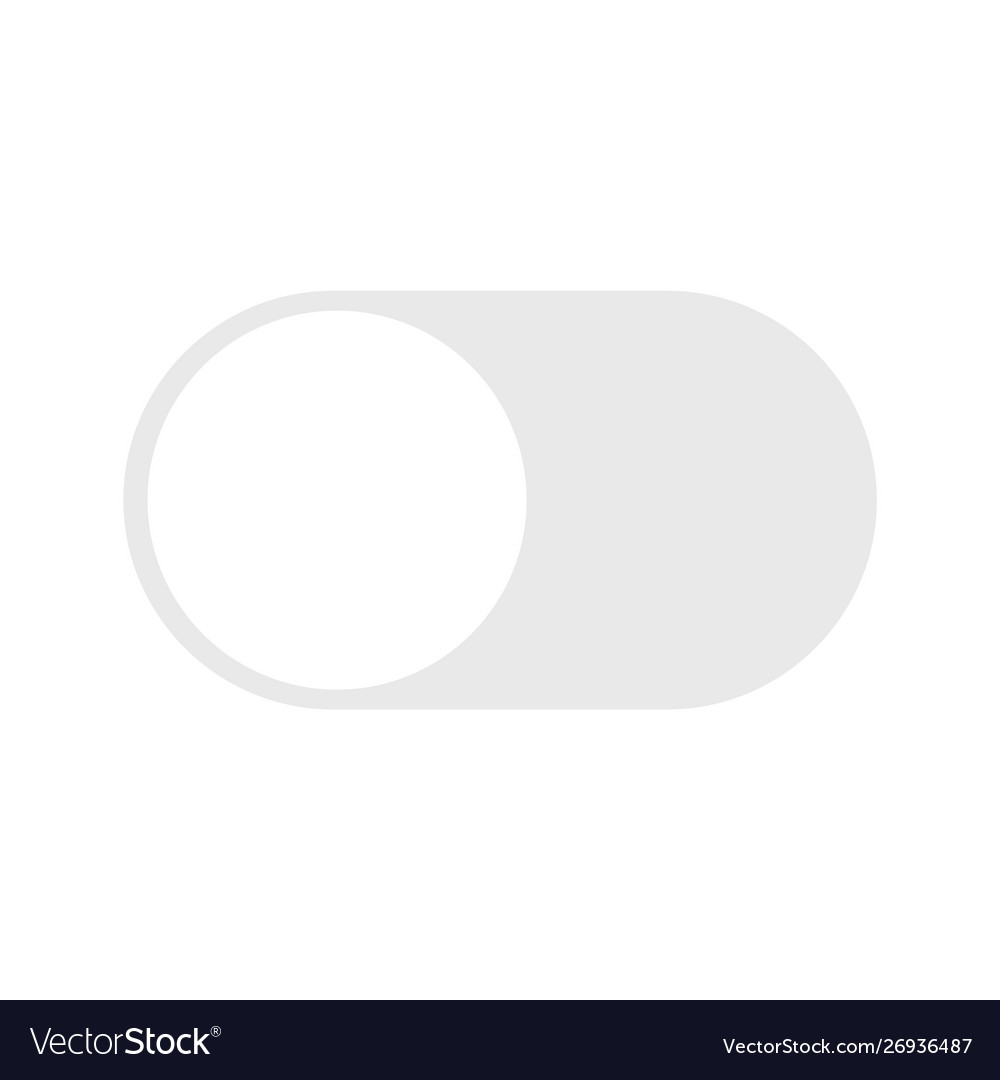 Realistic switch toggle buttons set or tree vector image Realistic switch toggle buttons set or tree
