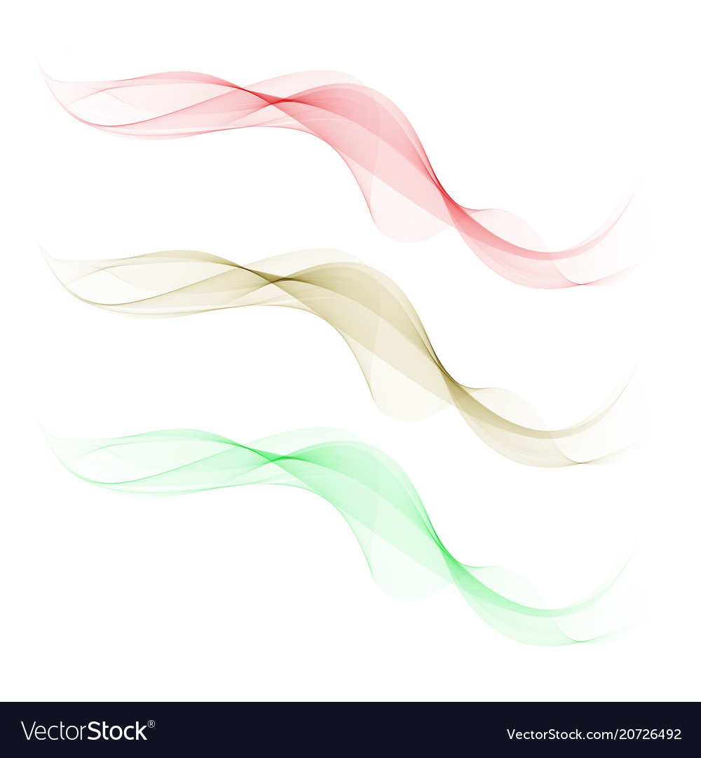 Abstract wave design elementtransparent colorful vector image Abstract wave design elementtransparent colorful