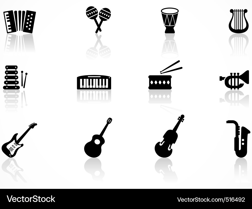 Musical instrument Royalty Free Vector Image - VectorStock