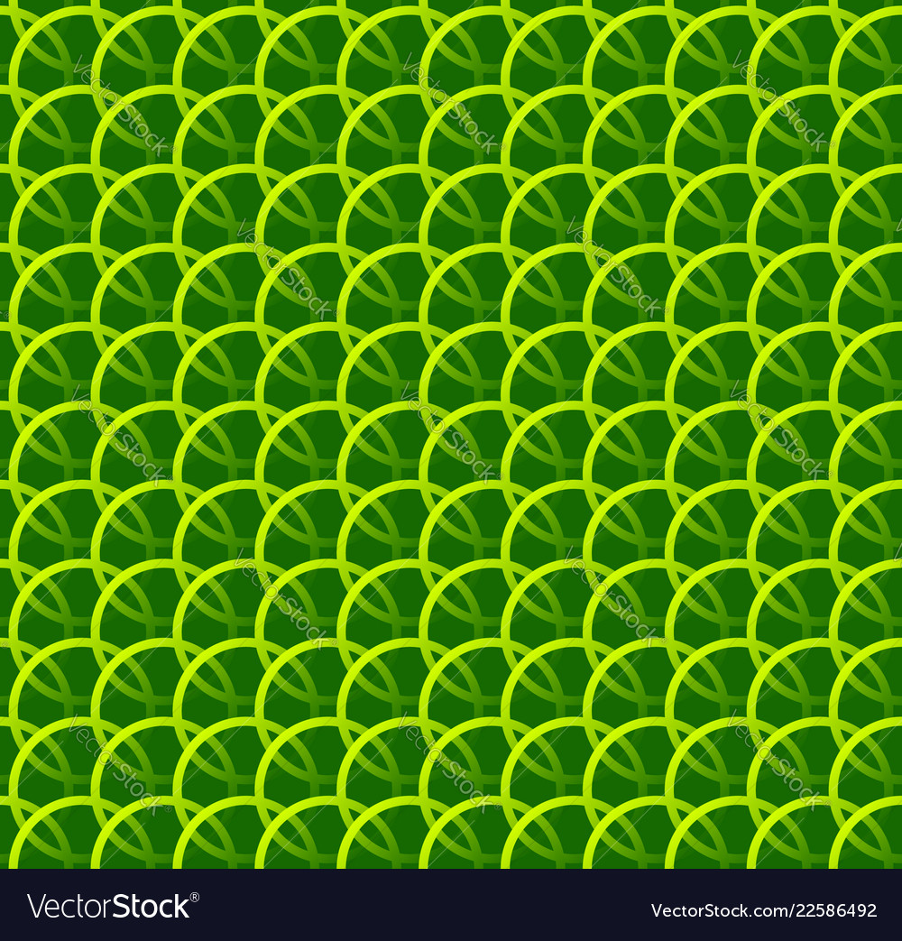 Repeatable pattern w interlocking circles rings vector image Repeatable pattern w interlocking circles rings