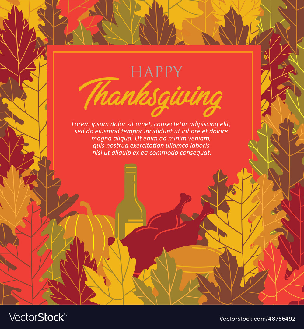 Thanksgiving Gruß Saisonkarte vector image Thanksgiving Gruß Saisonkarte