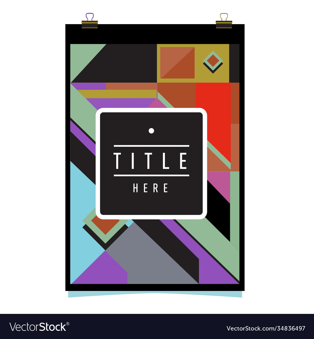 Abstract colorful geometric pattern background