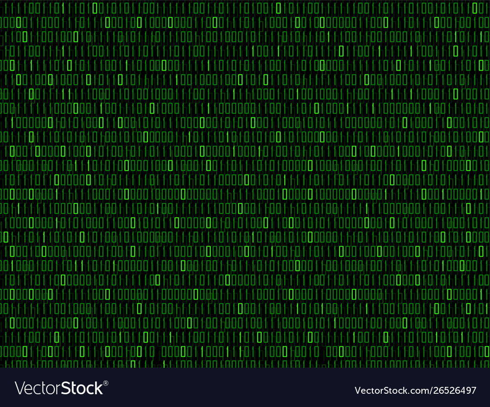Abstract technology background with binary code