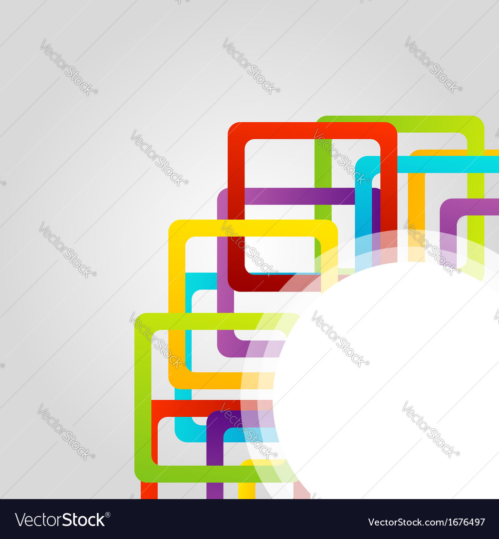 Background with colorful boxes