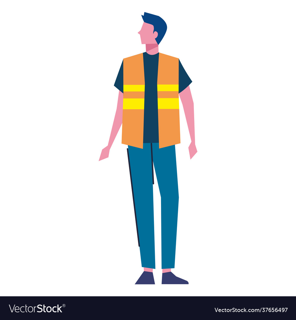 Man builder Royalty Free Vector Image - VectorStock