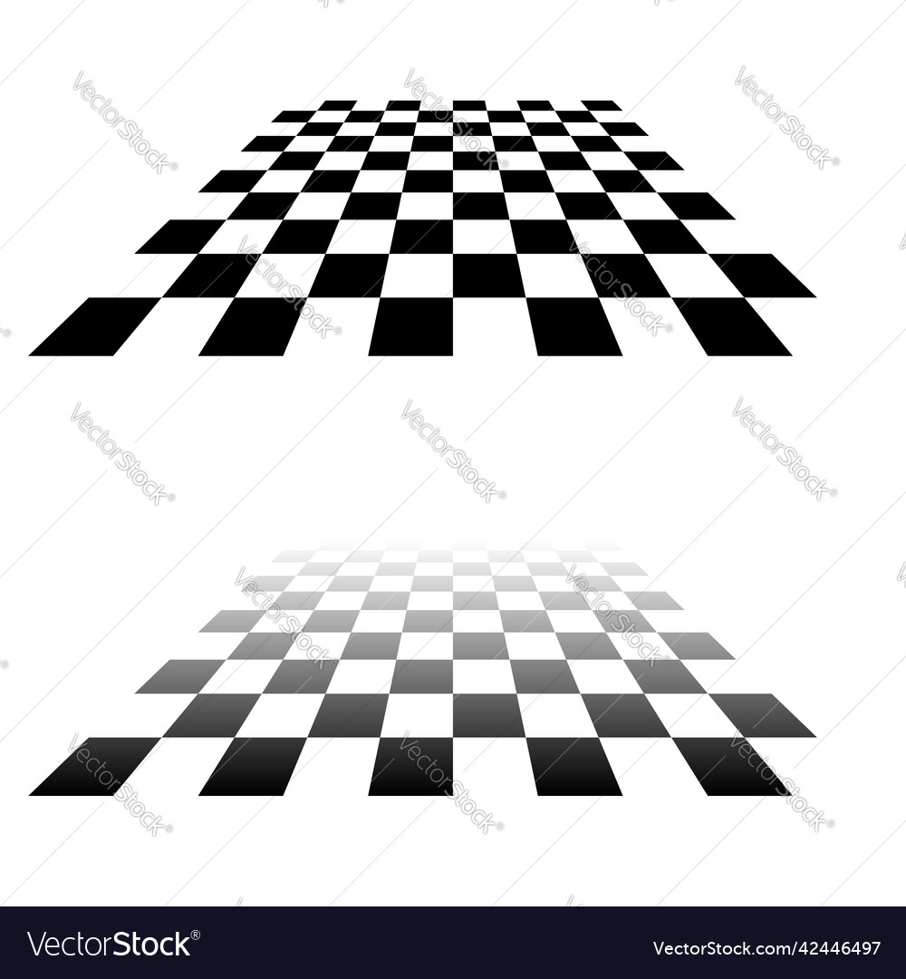 Chess checkerboard squares textured element vector image Chess checkerboard squares textured element