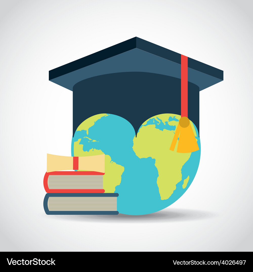 Graduation concept Royalty Free Vector Image - VectorStock