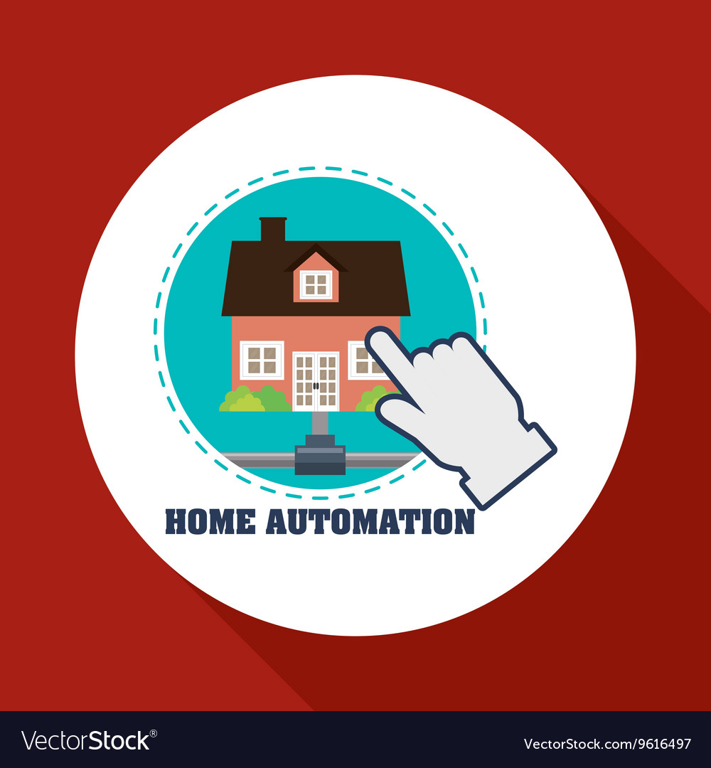 Home Automatisierungsdesign smart house icon