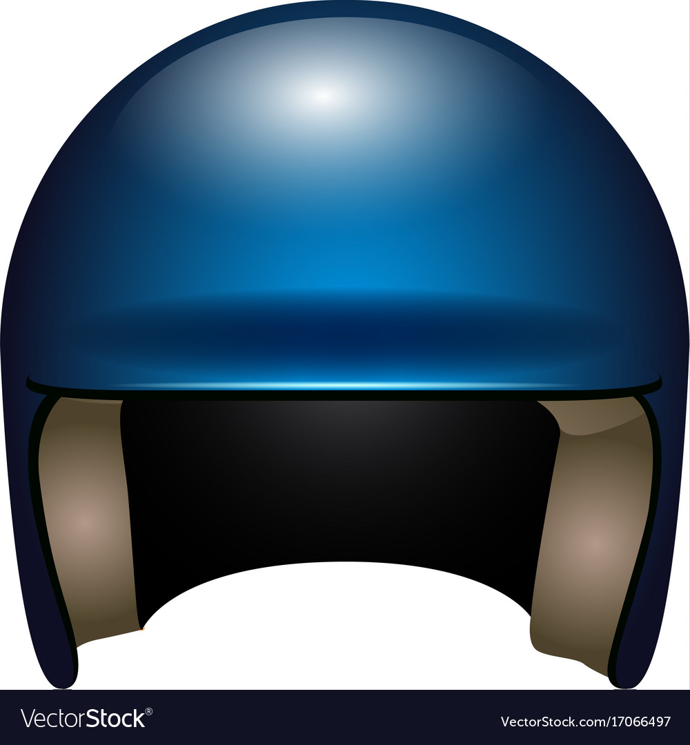 Isolated Baseball Helmet Royalty Free Vector Image