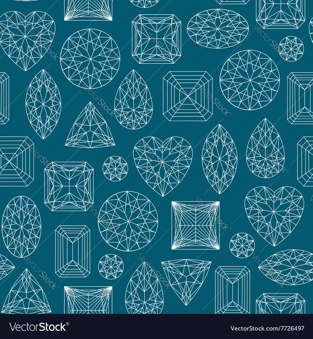 Line Art Diamond Pattern