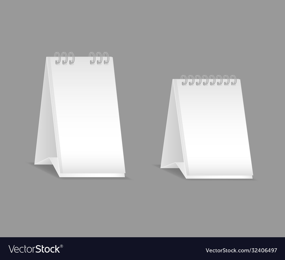 Template layout beautiful realistic notebook