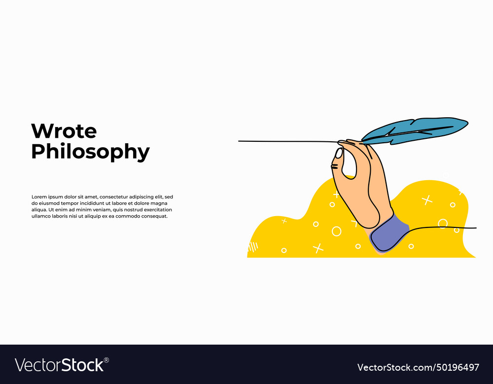 Write modern flat in continuous vector image Write modern flat in continuous