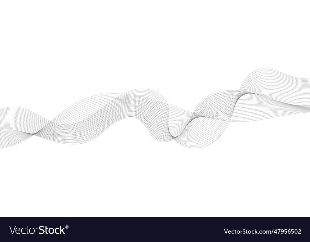 Abstract black and white wave background