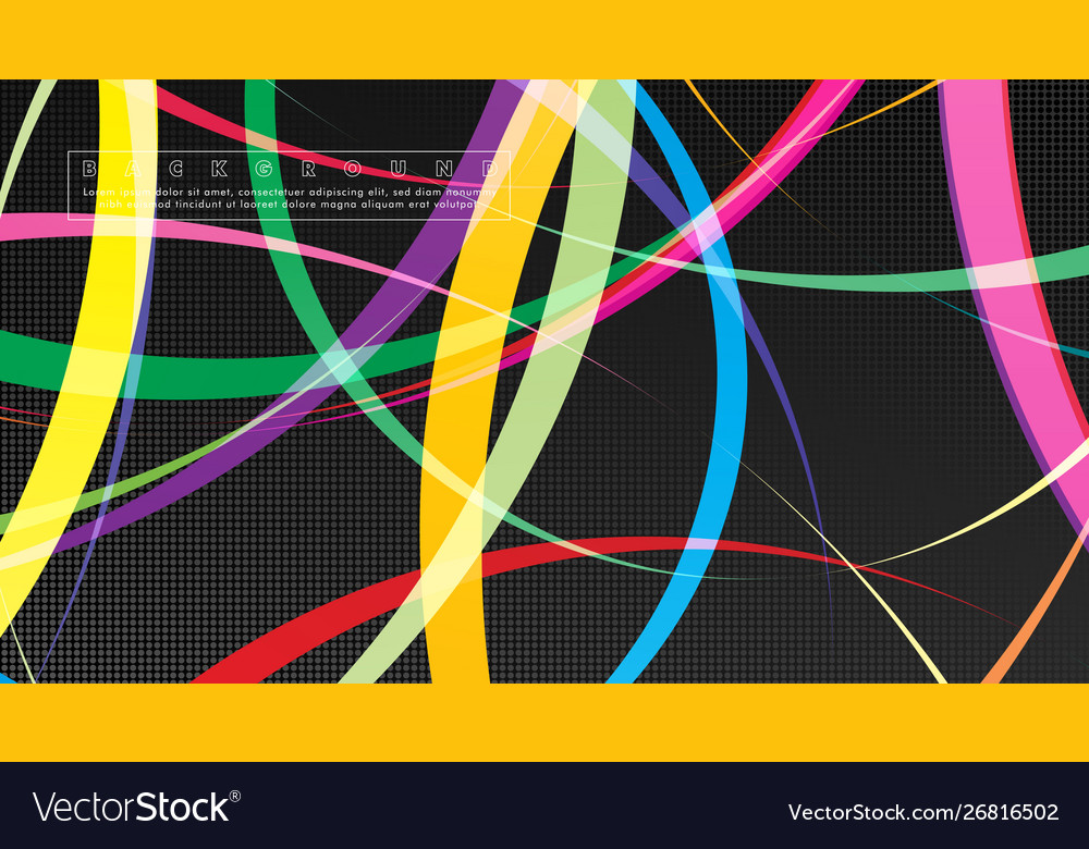 Curved abstract design with background