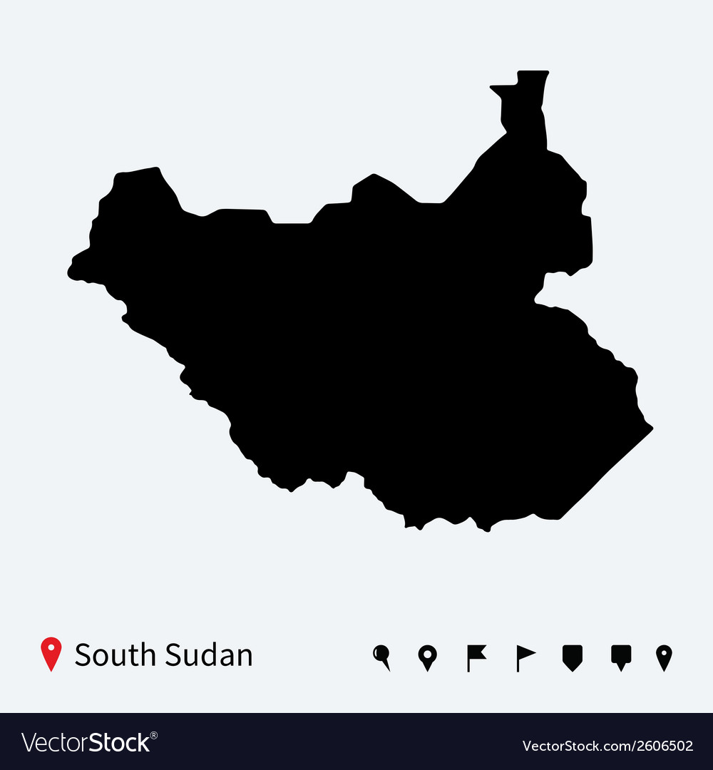 Detailed South Sudan Map
