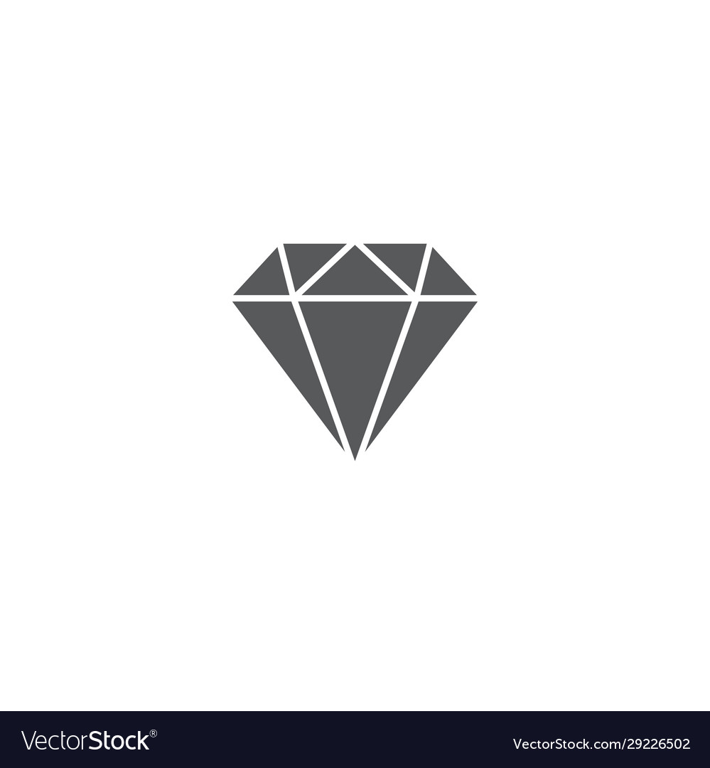 Diamond line icon outline sign linear style