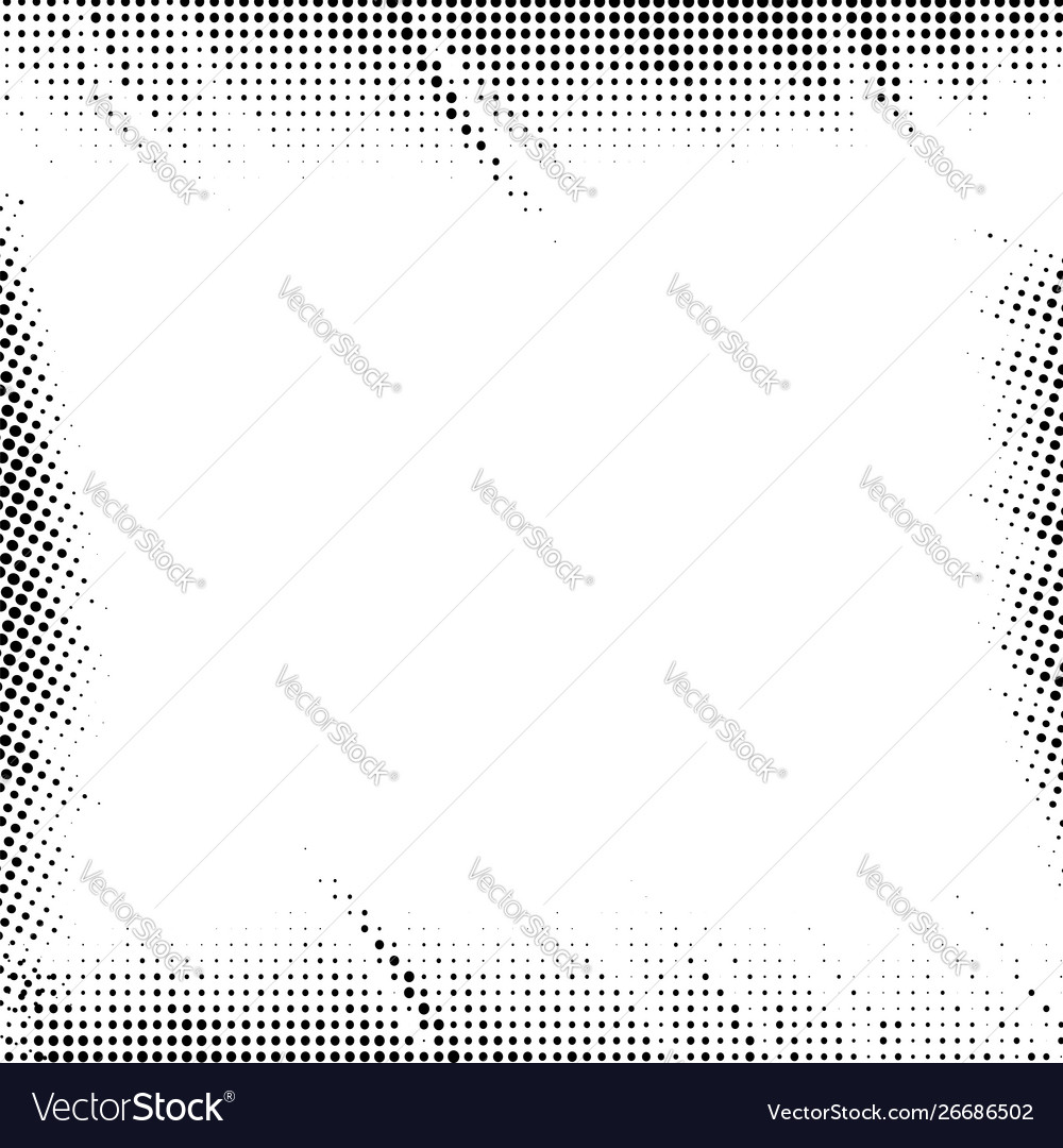 Halftone pattern set dots dotted texture vector image Halftone pattern set dots dotted texture