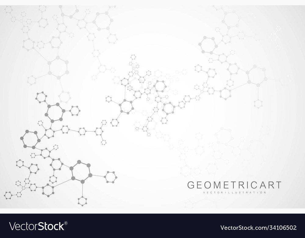 Hexagonal abstract background big data Vector Image Hexagonal abstract background big data
