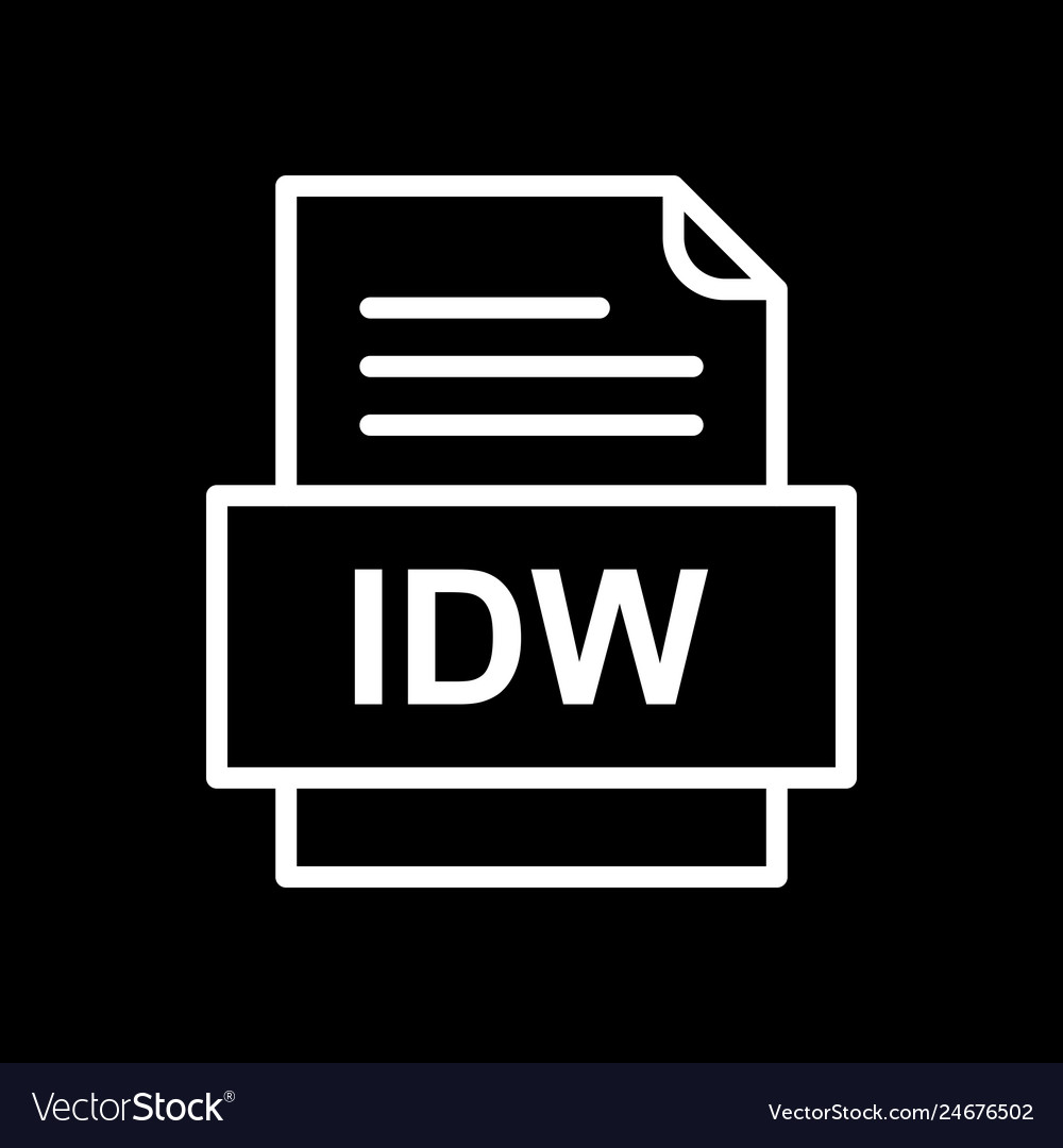 Idw file document icon