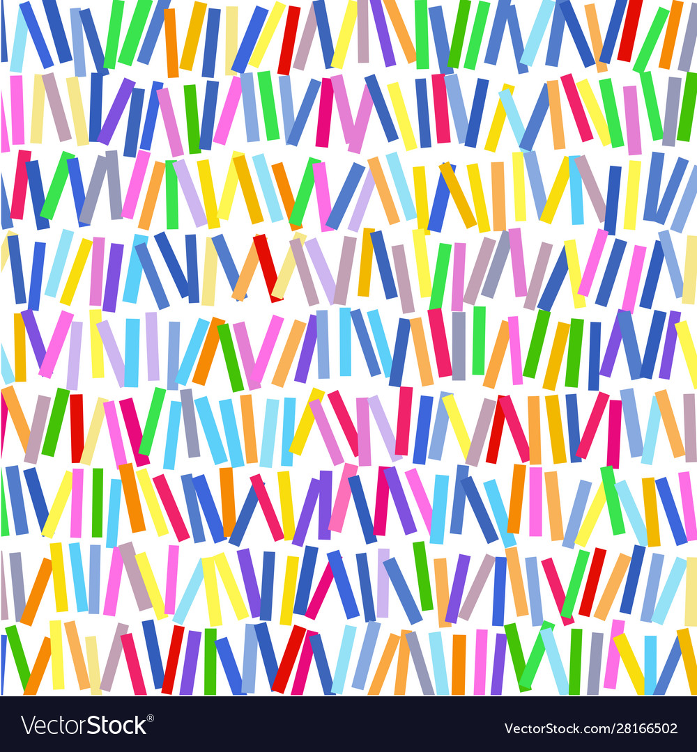 Multicolored sticks vector image Multicolored sticks