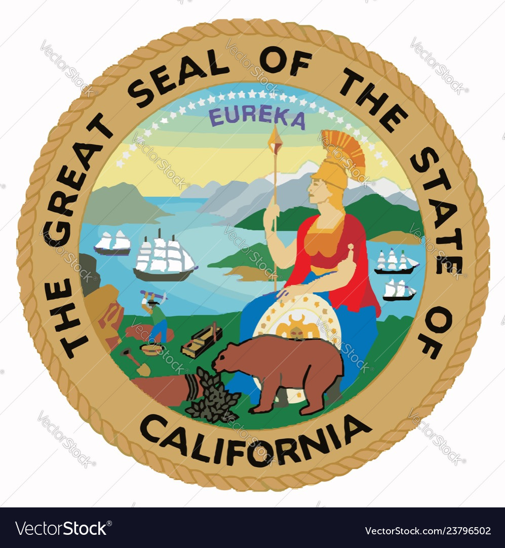 Seal of the state california