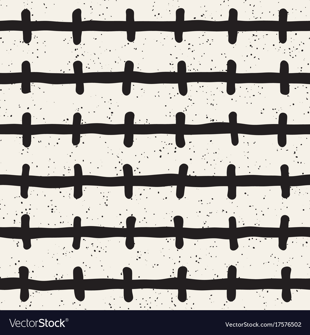 Seamless pattern with hand drawn lines abstract