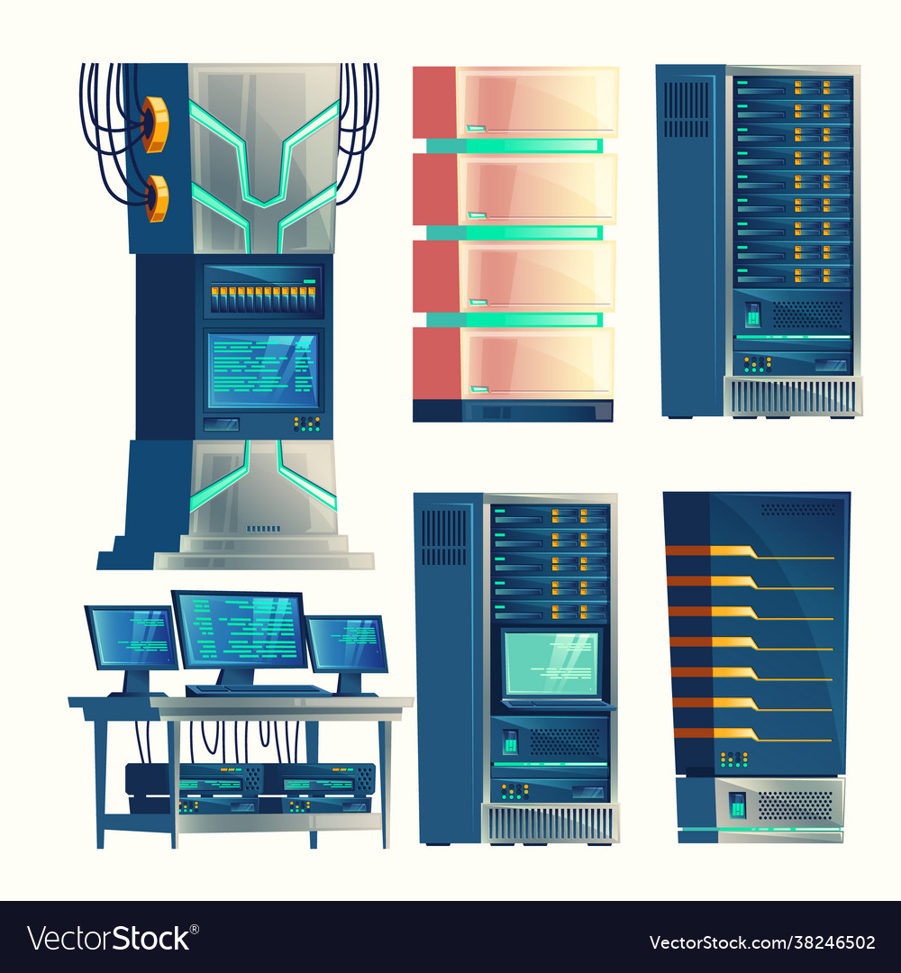 Server center control room data storage