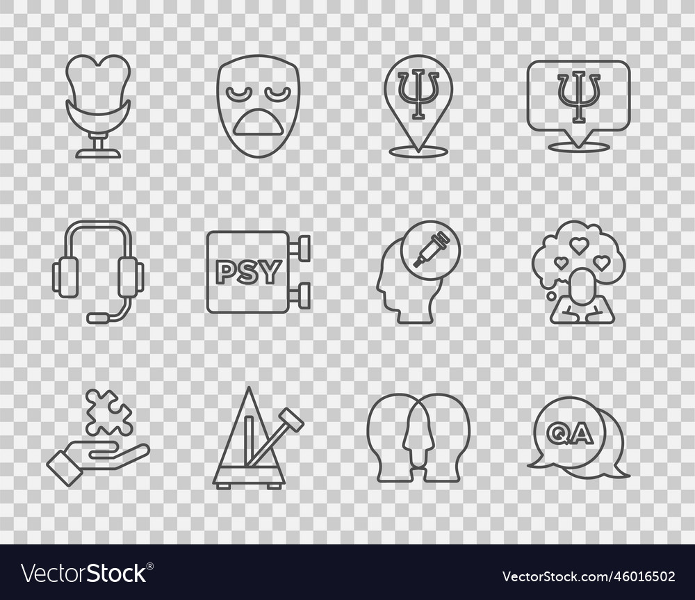 Zeilenlösung zur Problemfrage einstellen Vector Image Zeilenlösung zur Problemfrage einstellen