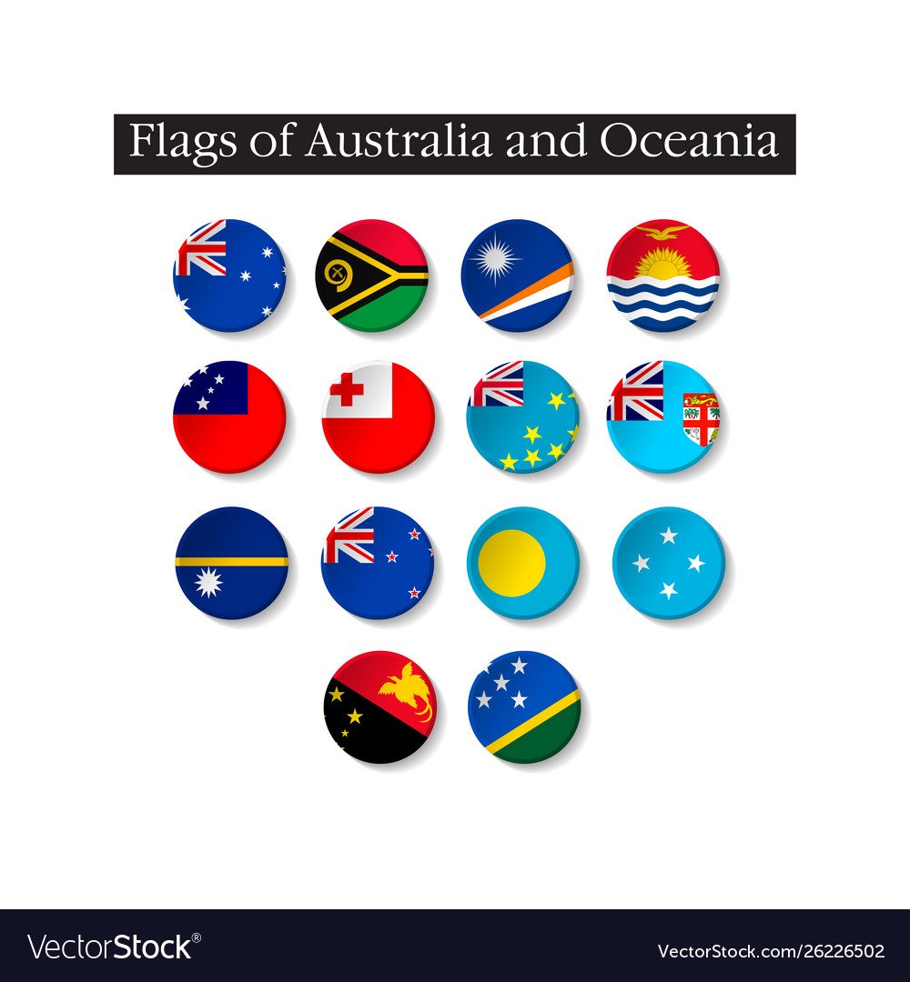 Set world flags round badges