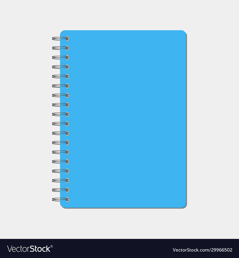Spiral notepad notebook icon isolated vector image Spiral notepad notebook icon isolated