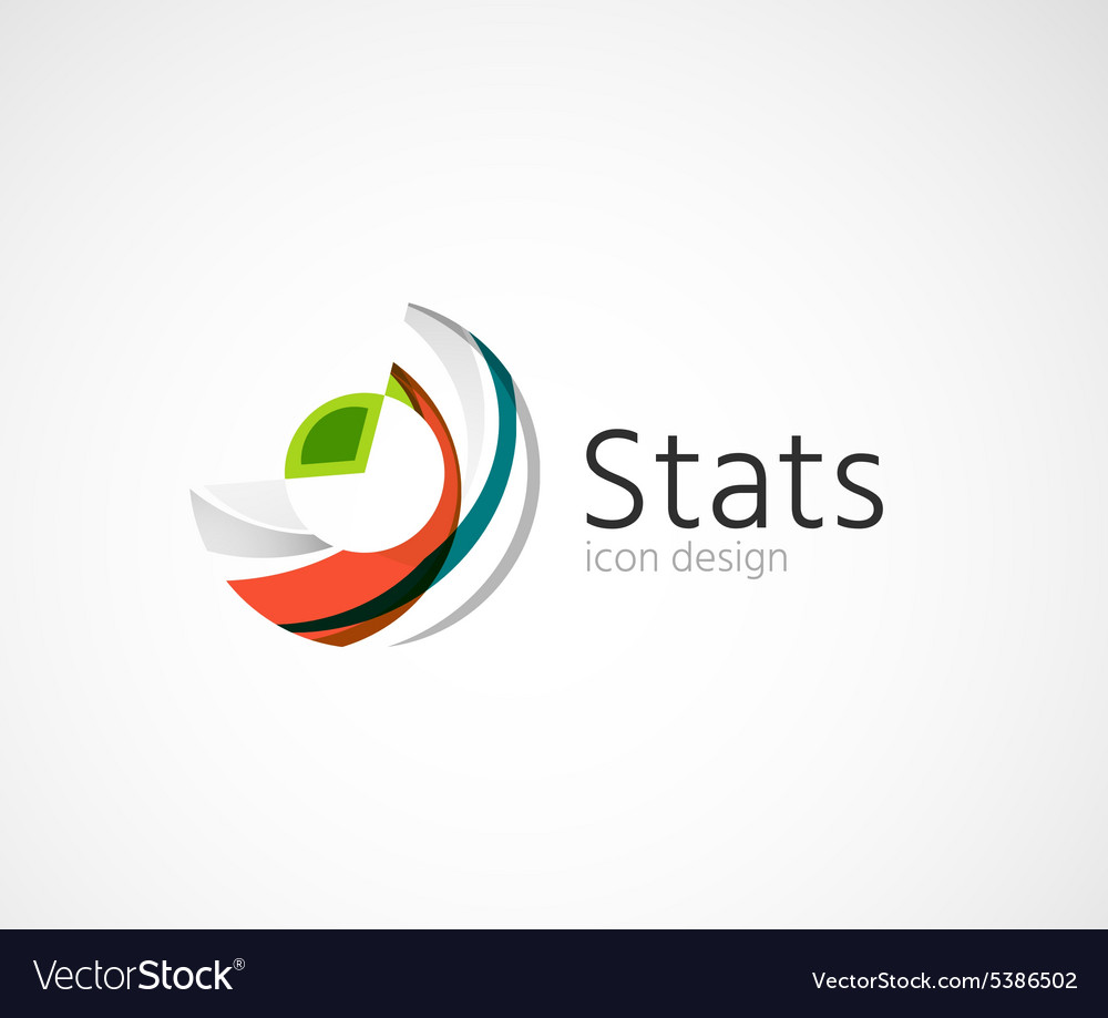 Statistics company logo design