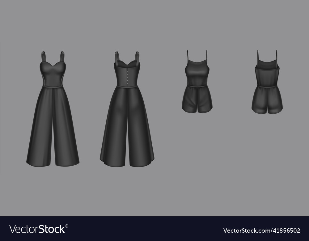 Jumpsuit with 2024 skirt mockup