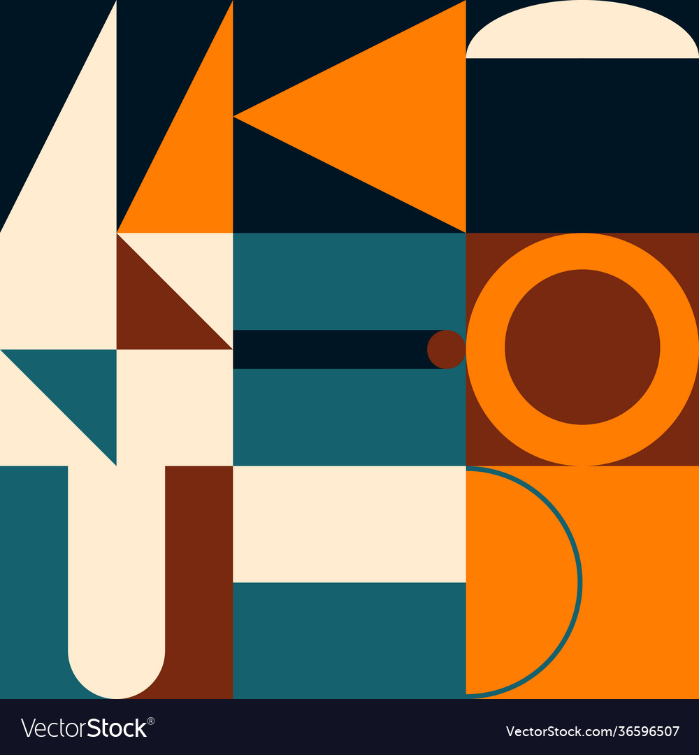 Abstract repetitive pattern design vector image Abstract repetitive pattern design