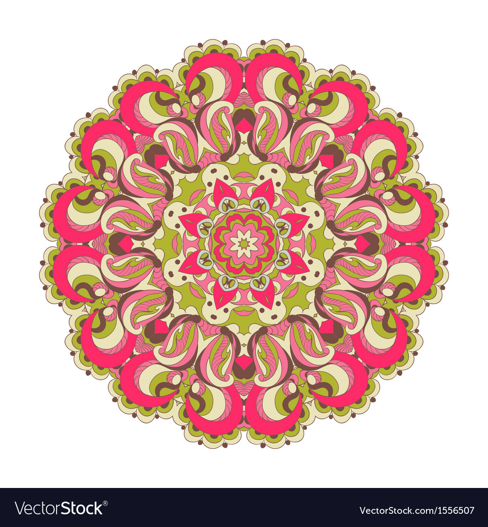 Beautiful pink arabesque lace pattern background