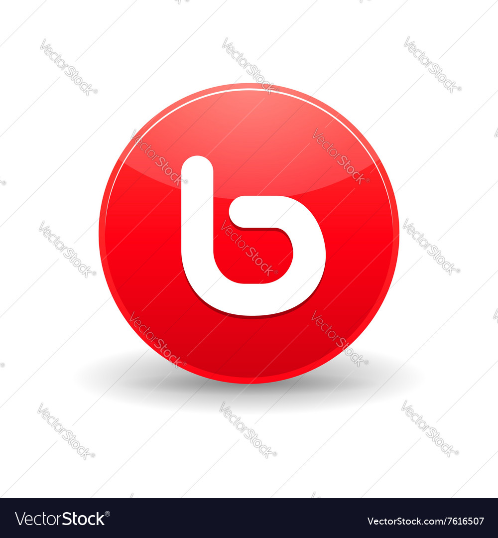 Bebo icon in simple style Royalty Free Vector Image