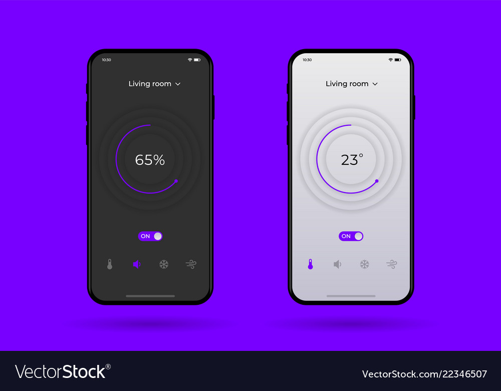 Dashboard ui and ux kit control center design Vector Image