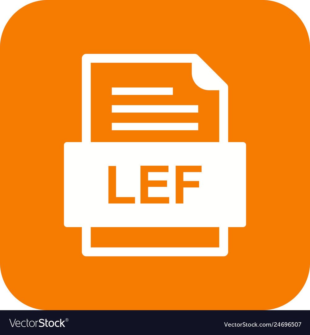 Lef file document icon