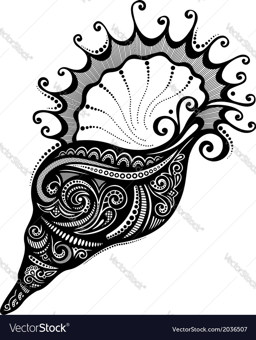 Sea Swirl Shell Pattern