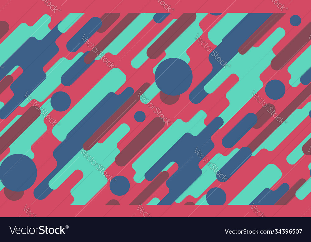 Seamless geometric pattern with abstract vector image Seamless geometric pattern with abstract