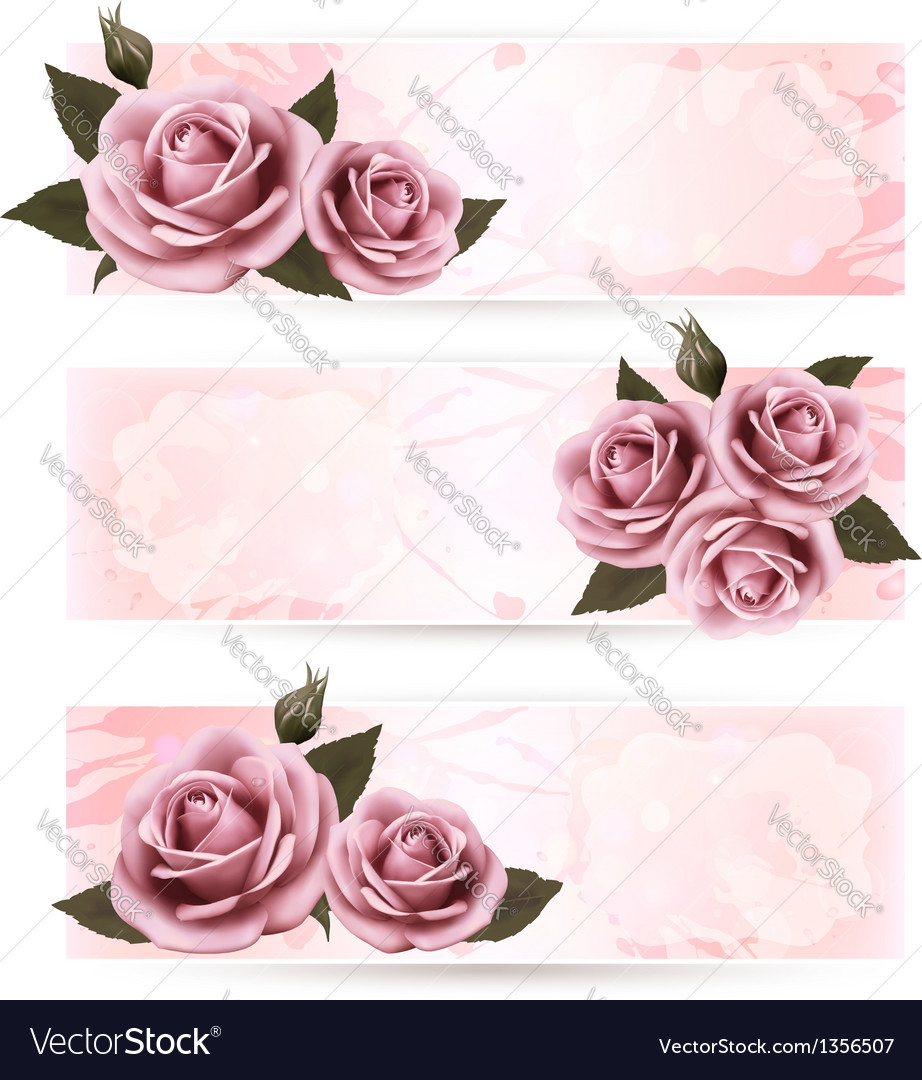 pink banners