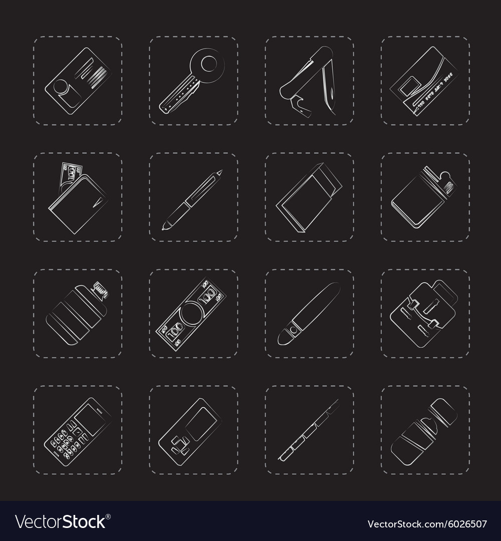 Simple object icons