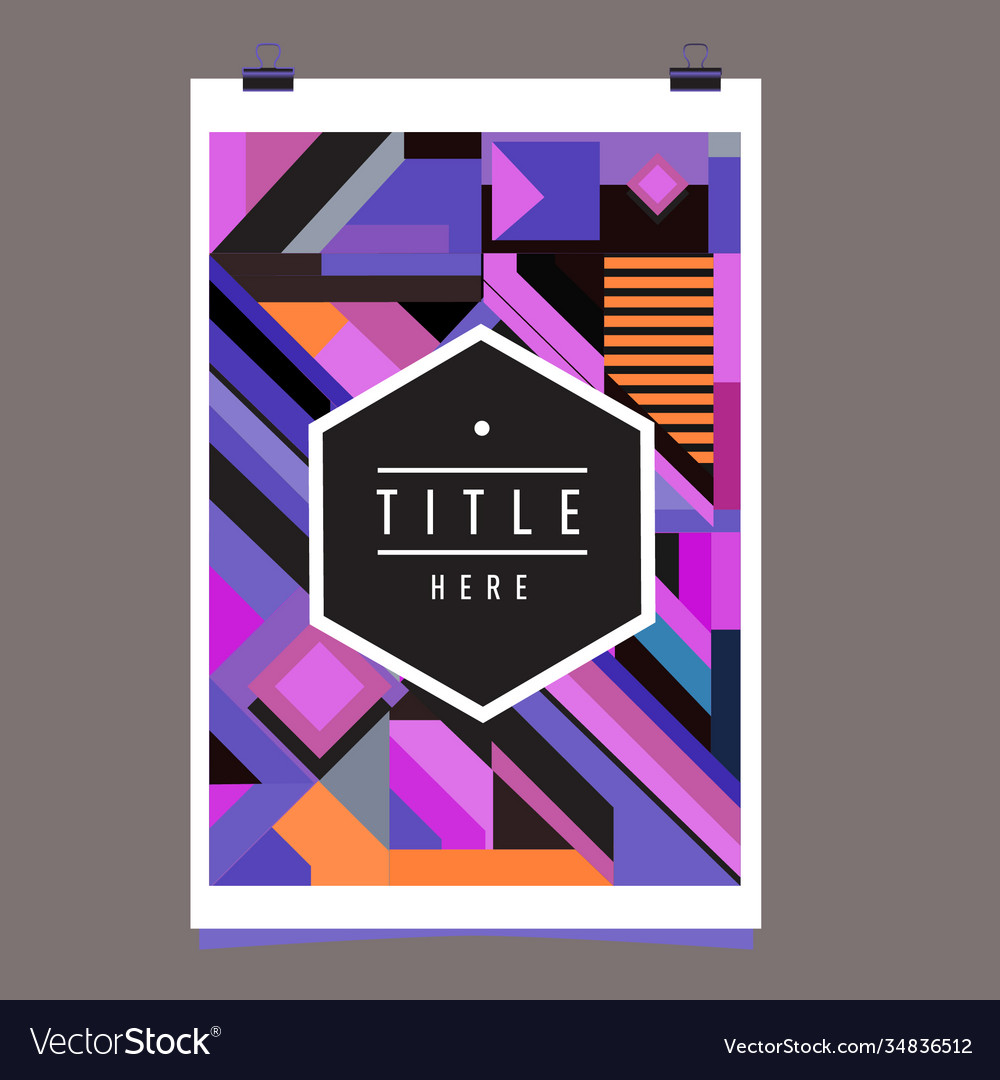 Abstract colorful geometric pattern background