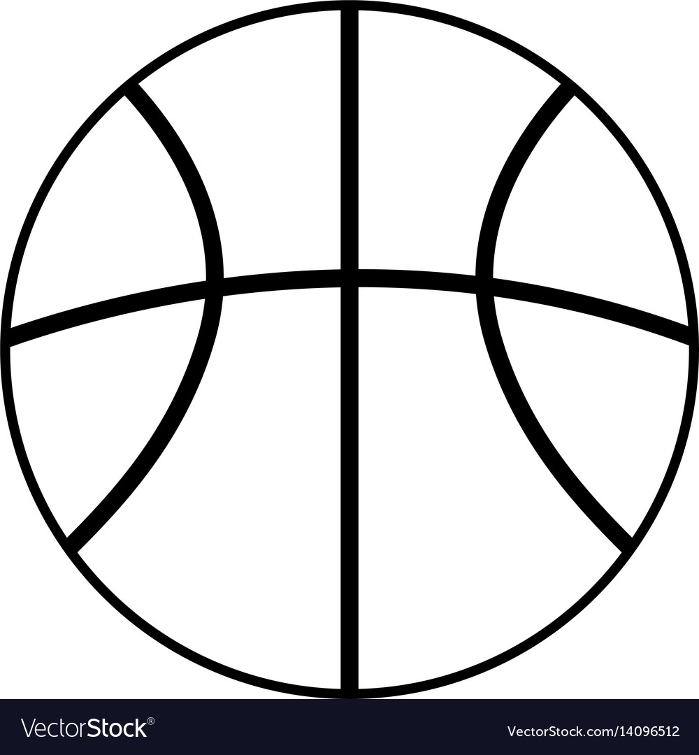 basketball outline image