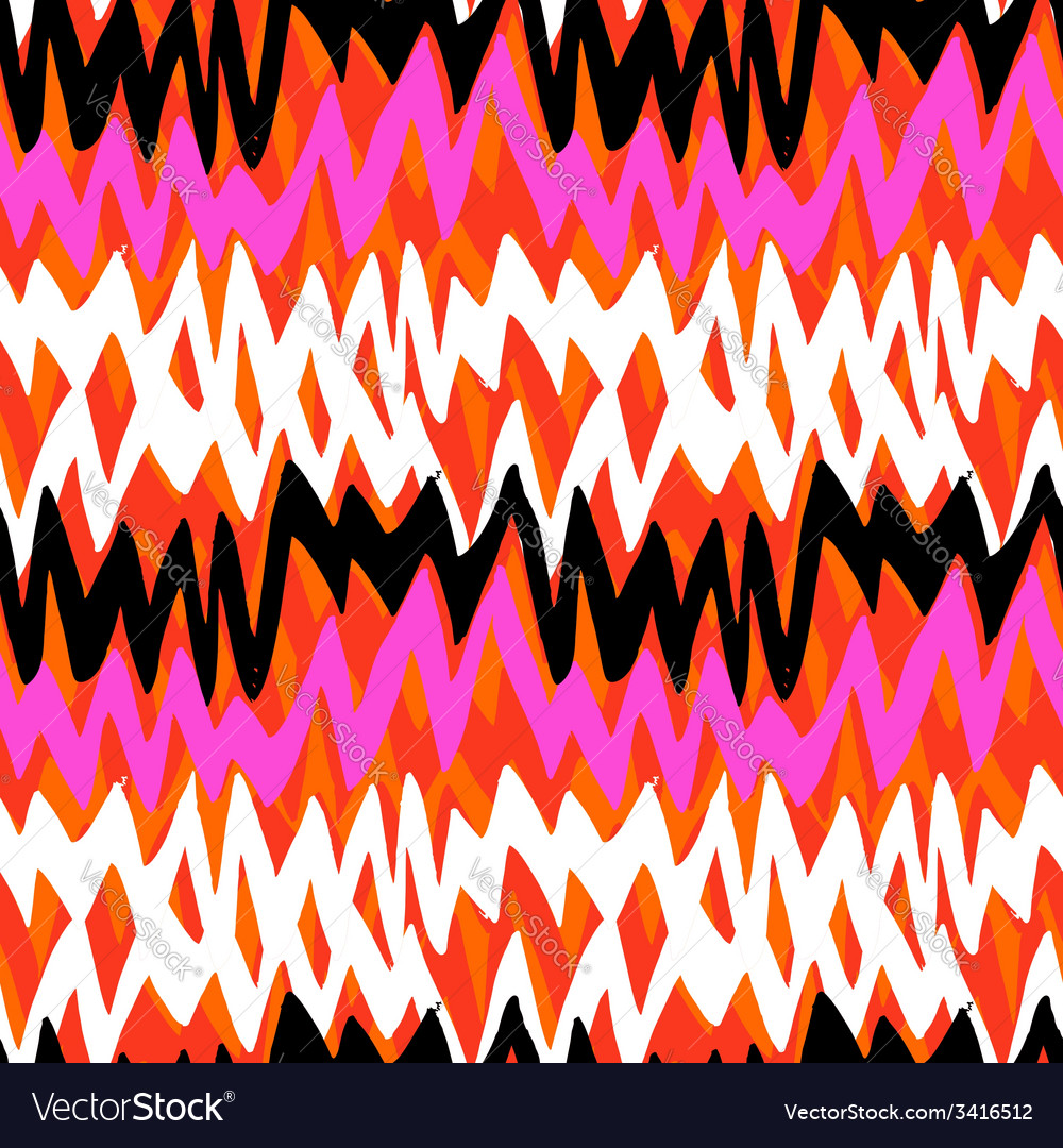Bold Striped Zigzag Pattern