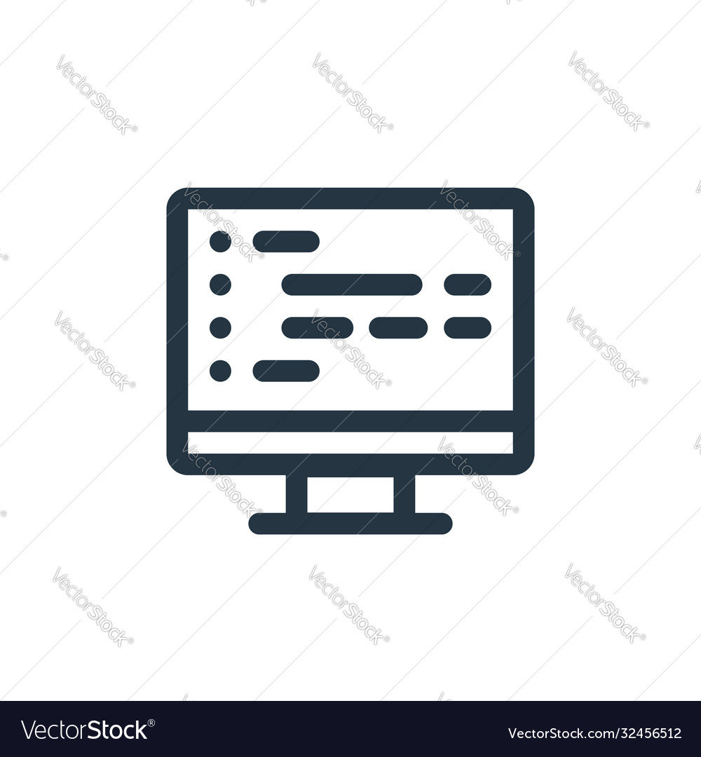 Kodierungssymbol editierbarer Hub linear vector image Kodierungssymbol editierbarer Hub linear